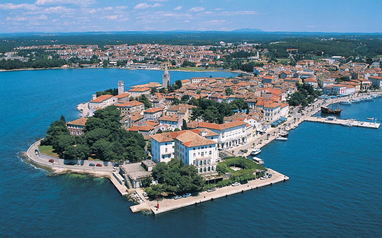 Poreč (Porec), Croatia - Monterrasol private tours to Poreč (Porec), Croatia. Travel agency offers custom private car tours to see Poreč (Porec) in Croatia. Order custom private tour to Poreč (Porec) with departure date on request.