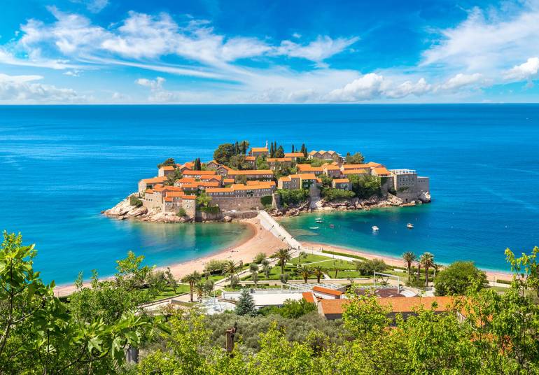 Sveti Stefan, Montenegro - Monterrasol private tours to Sveti Stefan, Montenegro. Travel agency offers custom private car tours to see Sveti Stefan in Montenegro. Order custom private tour to Sveti Stefan with departure date on request.