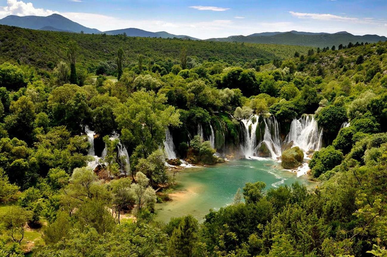 Kravica, Bosnia and Herzegovina - 2-day trip from Tivat to Medjugorje and Kravica waterfalls. Bosnia unexpected. Private tour in minivan from Monterrasol Travel.