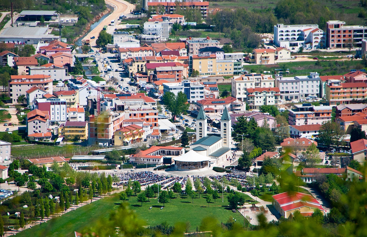 Međugorje (Medjugorje), Bosnia and Herzegovina - All seasons 19 days tour in-depth exploring Bosnia +Montenegro +Albania from Sarajevo. Monterrasol Travel minivan private tour.