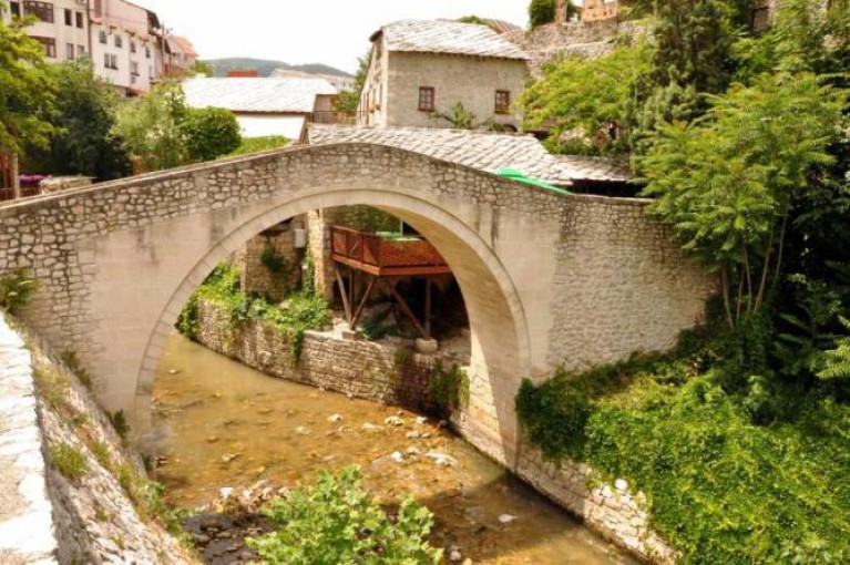 Mostar, Bosnia and Herzegovina - Day trip from Kotor to Mostar and Blagaj. Minivan private tour by Monterrasol Travel.