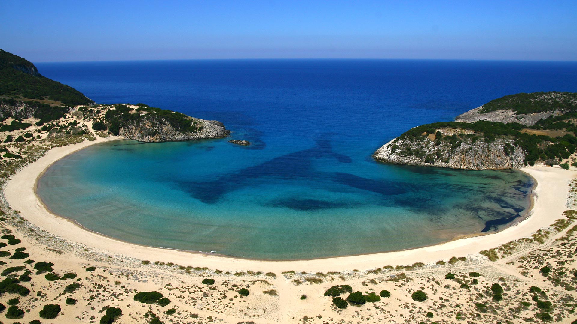Pylos, Greece - Grand mediterranian 31 days tour across Montenegro Albania Greece from Tivat. Monterrasol Travel private minivan tour.