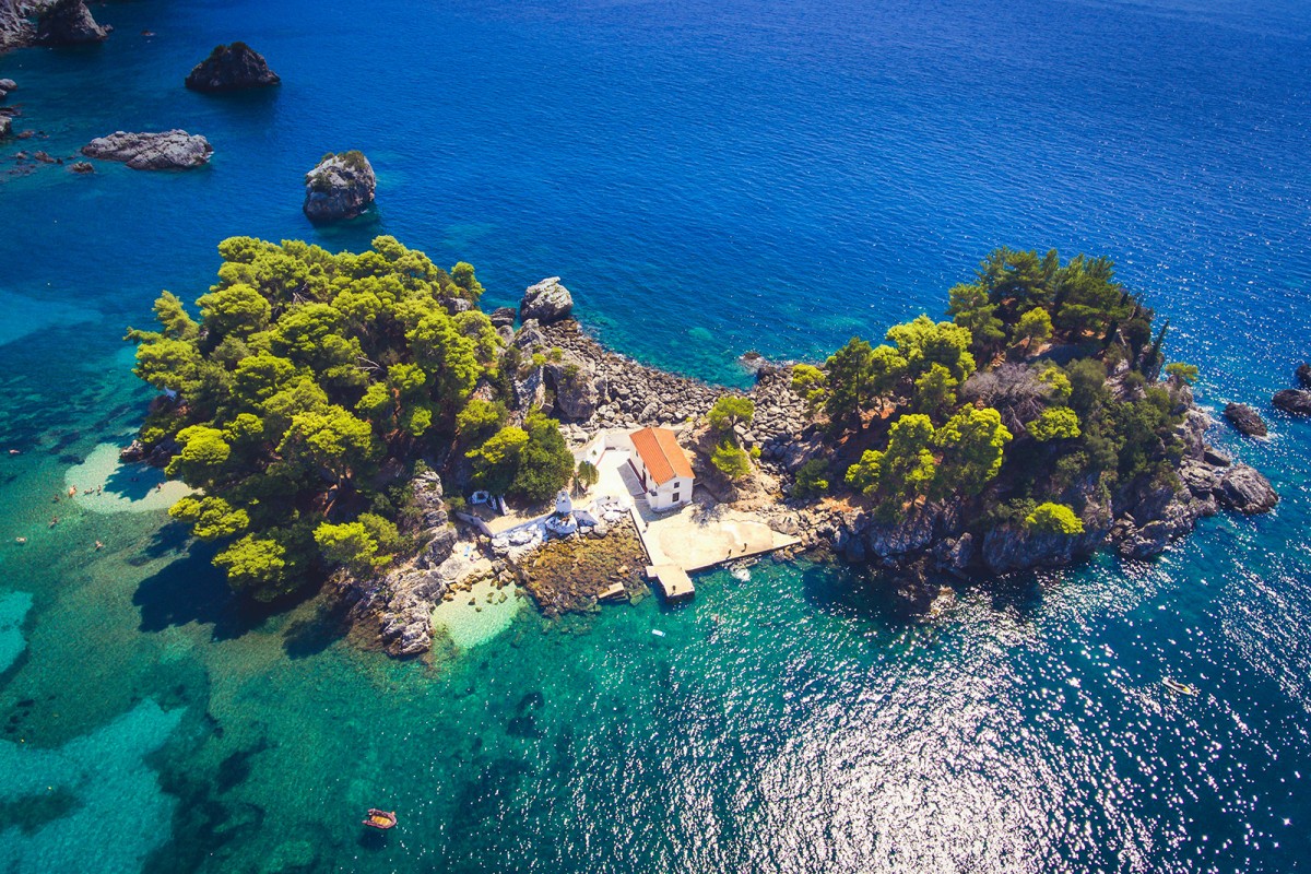 Parga, Greece - Explore Croatia Bosnia Montenegro Albania Greece by cultural tour 32 days. Monterrasol Travel private minivan tour.