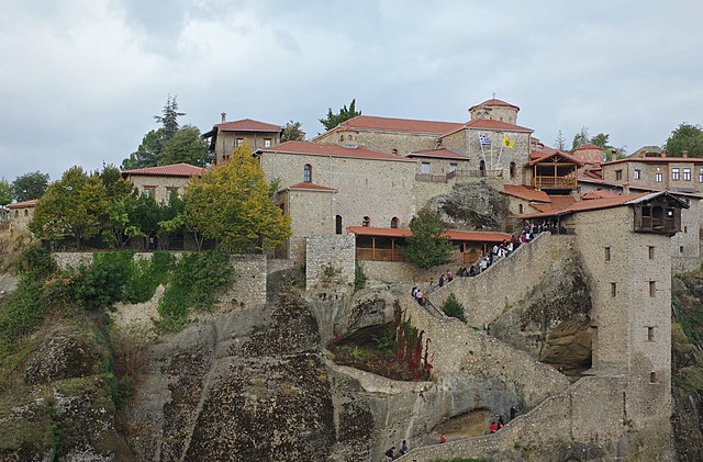 Meteora, Greece - All seasons central Greece discovery 10 days small tour from Athens. Private tour with minivan by Monterrasol Travel.