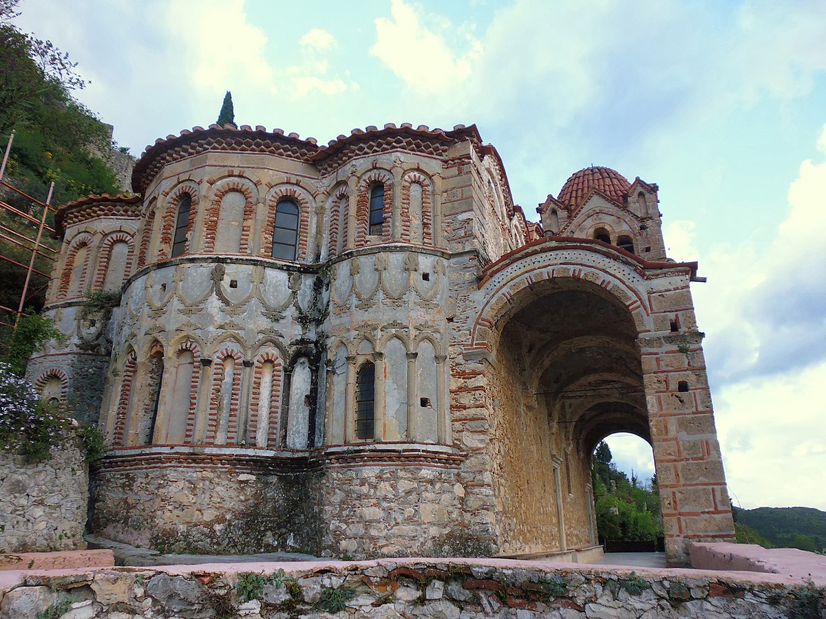 Mystras, Greece - Mediterranian explorer: Montenegro Albania Greece in 25 days tour from Tivat. Private tour in minivan from Monterrasol Travel.