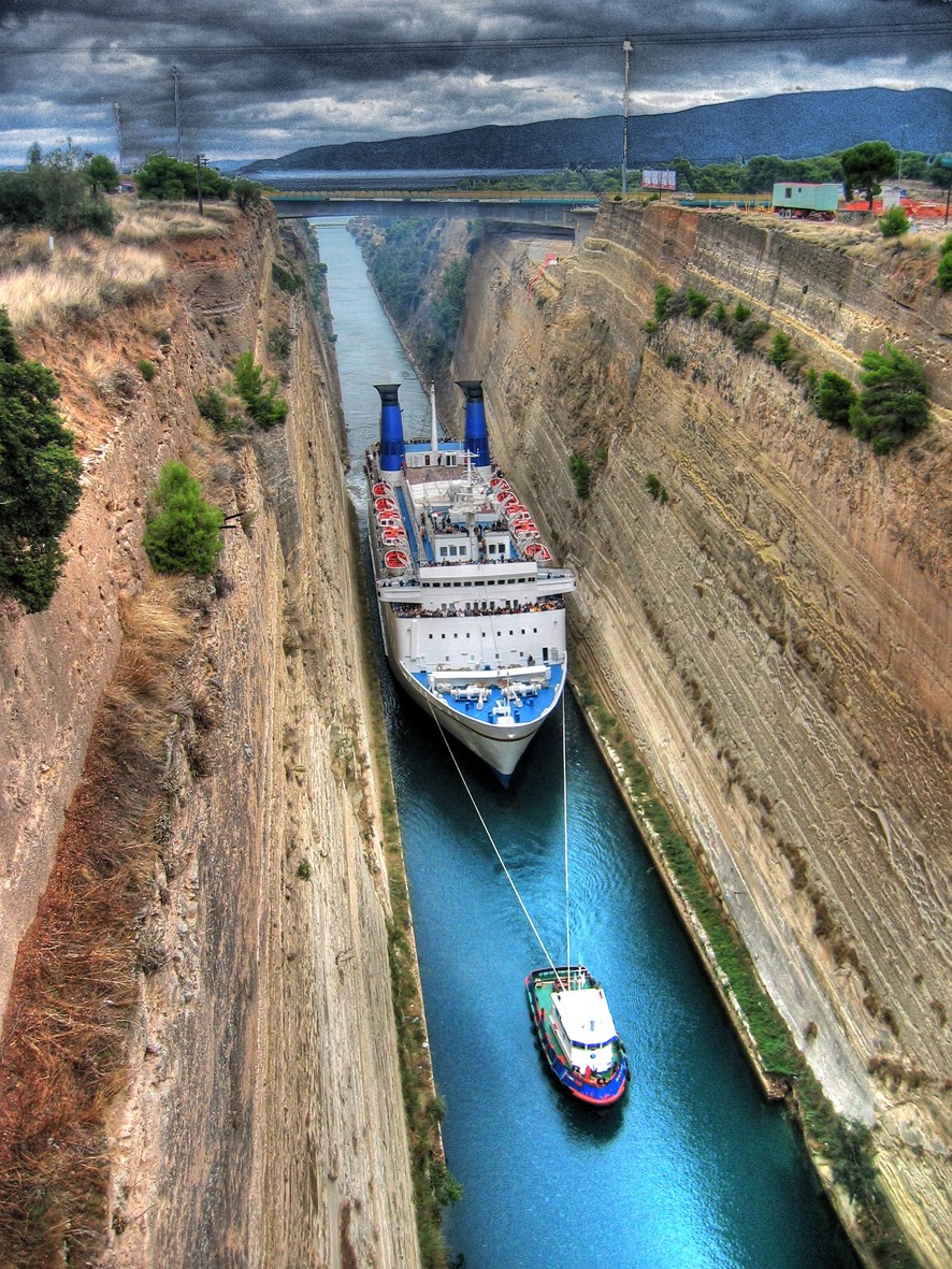 Corinth, Greece - Exploring Montenegro Albania Greece in 17 days tour from Tivat. Monterrasol Travel tour use private minivan.